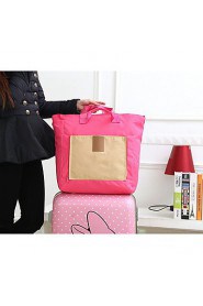 Shopper Shoulder Bag Tote Cosmetic Cross Body BagStorage Travel Bag Foldable Collapsible