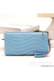 Women's Candy cColor Wave Grain Hand Bag Shoulder Bag