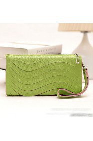 Women's Candy cColor Wave Grain Hand Bag Shoulder Bag