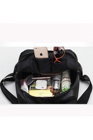 Women PU Bucket Backpack / School Bag / Travel Bag Black