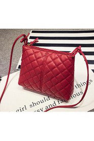 Women PU Sling Bag Shoulder Bag White / Red / Gray / Black