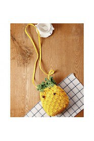 Women Casual Straw Shoulder Bag Yellow