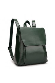 Women PU Bucket Backpack Blue / Green / Brown / Black / Burgundy