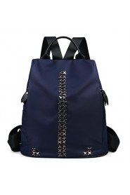 Women PU Bucket Backpack / School Bag / Travel Bag Purple / Blue / Black