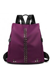 Women PU Bucket Backpack / School Bag / Travel Bag Purple / Blue / Black