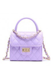 Women Casual / Outdoor PU Shoulder Bag Beige / Pink / Purple / Blue / Black / Fuchsia