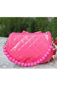 Women Casual / Outdoor PU Shoulder Bag Red / Fuchsia