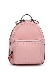 Women PU Bucket Backpack White / Pink / Yellow / Gold / Silver / Black