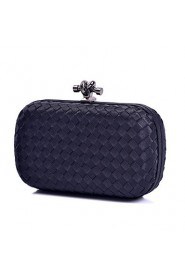 Women's Fashion Knit Lines Evening Bag