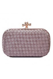 Women's Fashion Knit Lines Evening Bag