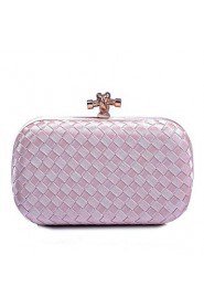 Women's Fashion Knit Lines Evening Bag