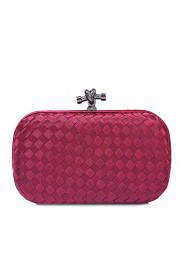 Women's Fashion Knit Lines Evening Bag