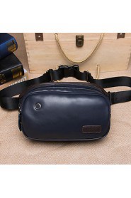 Men Formal / Sports / Casual / Outdoor / Office & Career / Shopping Poly urethane Cross Body Bag Pockets Blue / Black