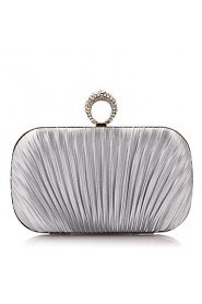 Women's Fashion And Elegant Silks And Satins Fold Diamonds Party/Evening Bag