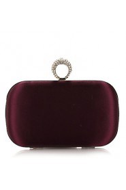 Women's Fashion And Elegant Silks And Satins Fold Diamonds Party/Evening Bag