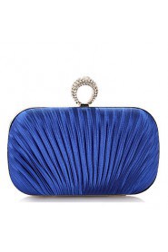 Women's Fashion And Elegant Silks And Satins Fold Diamonds Party/Evening Bag