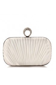 Women's Fashion And Elegant Silks And Satins Fold Diamonds Party/Evening Bag