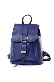 Women PU Bucket Backpack Multi color