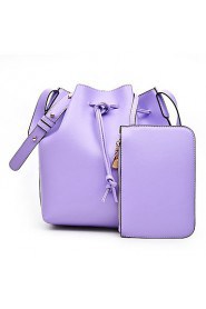 Women Formal / Casual / Office & Career / Shopping PU Shoulder Bag Pink / Purple / Red / Black