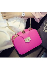 Women Casual PU Shoulder Bag Multi color