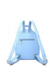 Women's PU Backpack/Tote Bag/Leisure bag/Travel Bag Light Blue