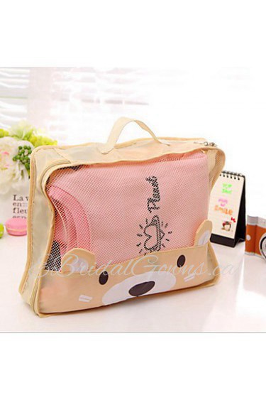 Hot Sale Cute Cartoon Bear Suit Traveling Tourism Necessary Wash Bag Cosmetic Bags Bath Pouch