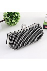 Women Metal Baguette Evening Bag