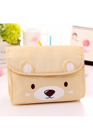 Cute Cartoon Bear Cosmetic Bag Makeup Clutch Bags Children Small Wallet Coin Purse Handbag