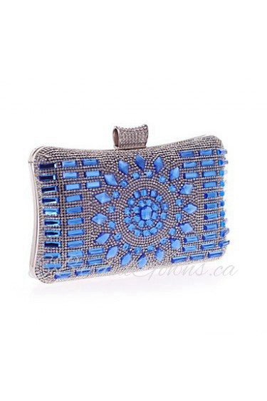 Women PU Baguette Clutch / Evening Bag Multi color