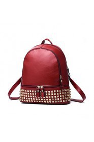 Women PU Sling Bag Backpack White / Blue / Red / Black