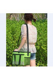 Large Capacity Soft Cooler Tote Insulated Lunch Bag Green Stripe Outdoor Picnic Bag Insulated Collapsible Cooler