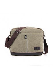 Casual Men Women Canvas Messenger Shoulder Bag