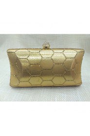 Women Nonwoven Baguette Evening Bag Blue / Gold / Red / Silver / Black