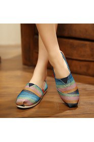 Women's Shoes Max Toms Canvas Flat Heel Round Toe Loafers Casual More Colors Available