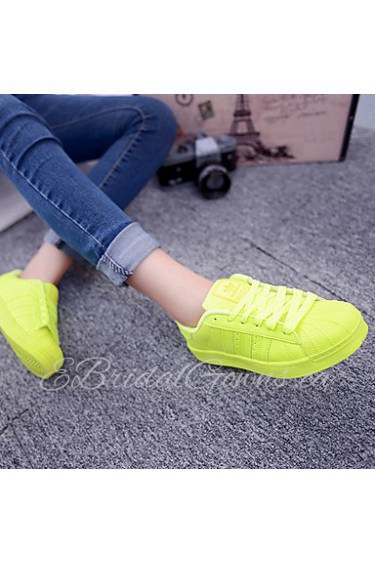 Women's Shoes Round Toe Athletic Shoes Outdoor / Athletic / Dress / Casual Black / Green / Pink / Red / White