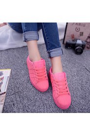 Women's Shoes Round Toe Athletic Shoes Outdoor / Athletic / Dress / Casual Black / Green / Pink / Red / White