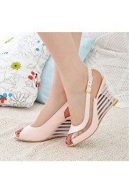 Women's Wedge Heel Peep Toe Sling back Sandals Shoes(More Colors)