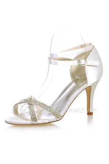 Women's Shoes Satin Stiletto Heel Open Toe Sandals Wedding/Party & Evening Shoes More Colors available