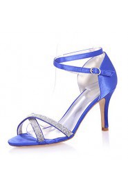 Women's Shoes Satin Stiletto Heel Open Toe Sandals Wedding/Party & Evening Shoes More Colors available