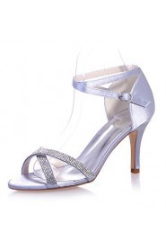 Women's Shoes Satin Stiletto Heel Open Toe Sandals Wedding/Party & Evening Shoes More Colors available