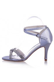 Women's Shoes Satin Stiletto Heel Open Toe Sandals Wedding/Party & Evening Shoes More Colors available