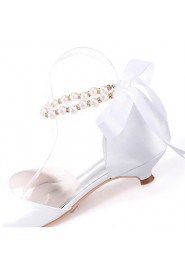 Women's Shoes Silk Low Heel Peep Toe Sandals Wedding/Party & Evening More Colors available