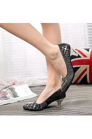 Women's Shoes Stiletto Heel Heels Pumps/Heels Party & Evening/Dress/Casual Black/Silver/Gold