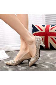 Women's Shoes Stiletto Heel Heels Pumps/Heels Party & Evening/Dress/Casual Black/Silver/Gold