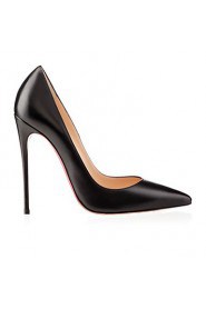 Women's Shoes Leather Stiletto Heel Heels / Pointed Toe Heels Wedding / Party & Evening / Casual Black