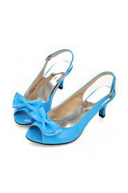 Women's Shoes Stiletto Heel Heels/Open Toe Sandals Dress Black/Blue/Yellow/Pink/Red/White