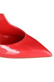 Women's Shoes Patent Leather Stiletto Heel Heels / Pointed Toe Heels Party & Evening / Dress / Casual Red