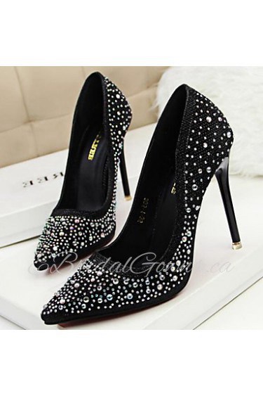 Women's Shoes Pumps Sweet Elegant Glitters Stiletto Heel Comfort / Pointed Toe Heels Office & Career / Dress