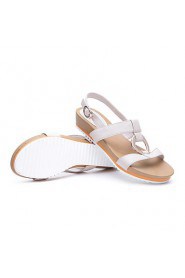 Women's Leather Sandals - 132823158