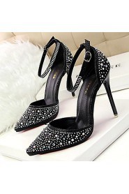 Women's Shoes AmiGirl New Style Wedding/Party/Dress Fuchsia/Black/Silver/Gold/Pink Sexy Stiletto Heels